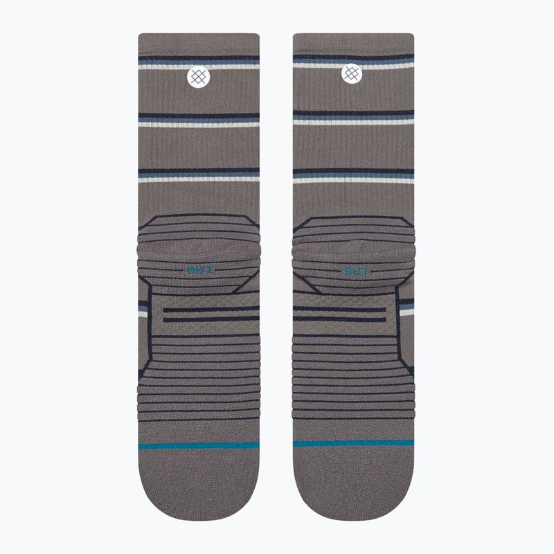 Skarpety Stance Multistripe Run Ribbed Crew dark/grey 3