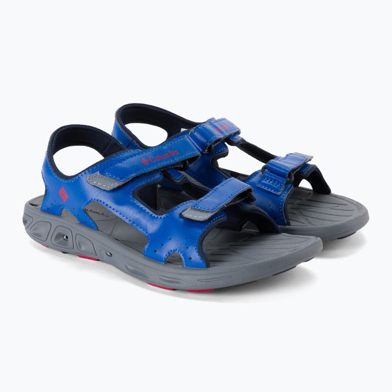 Sandały trekkingowe dziecięce Columbia Techsun Vent X stormy blue/mountain red 5