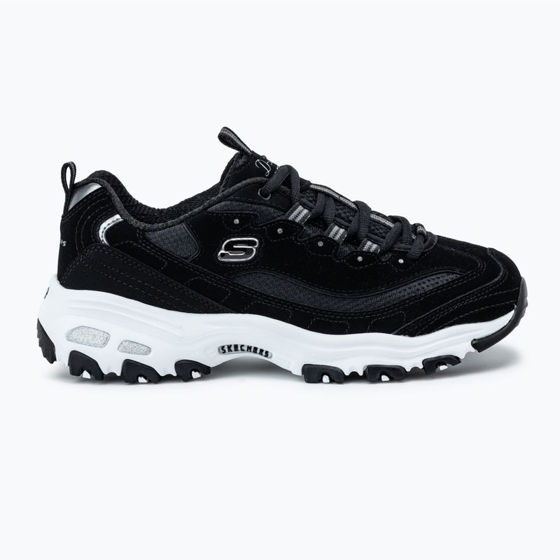 Buty damskie SKECHERS D'Lites Biggest Fan black/white 2