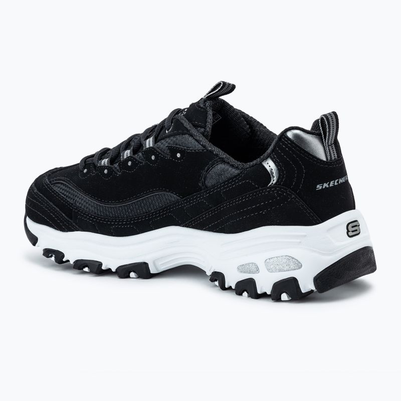 Buty damskie SKECHERS D'Lites Biggest Fan black/white 3