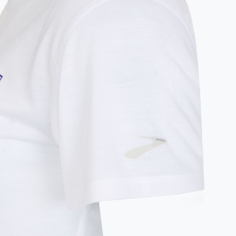 Koszulka do biegania damska Brooks International Women'S Day white/purple/orange 3