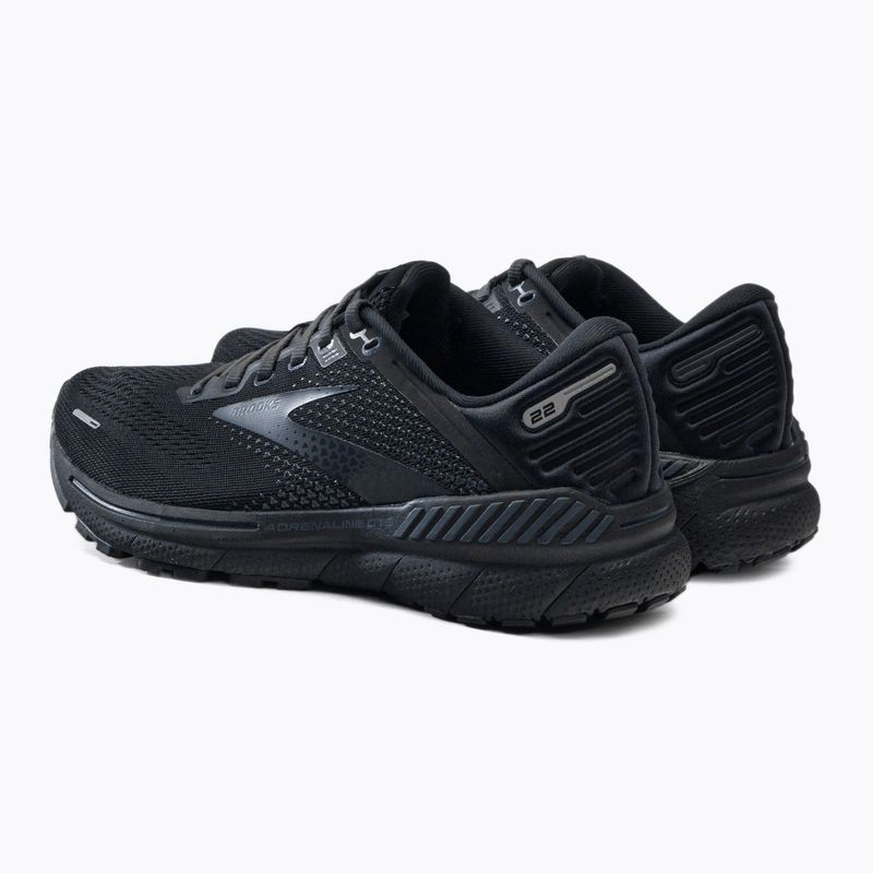 Buty do biegania damskie Brooks Adrenaline GTS 22 black/black/ebony 3