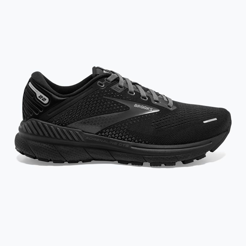 Buty do biegania damskie Brooks Adrenaline GTS 22 black/black/ebony 10