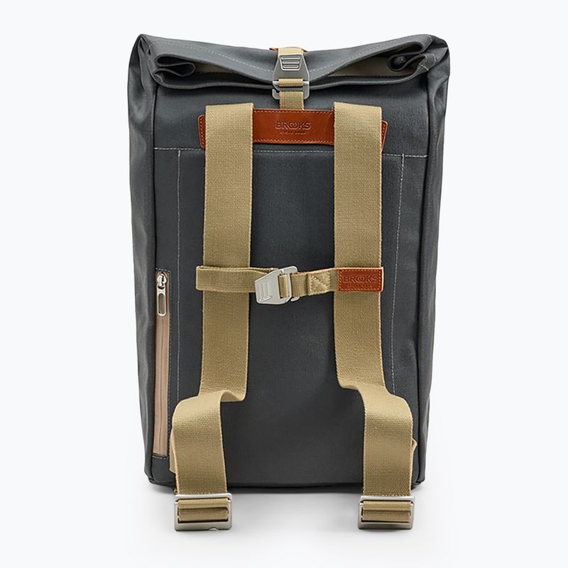 Plecak miejski Brooks England Pickwick Cotton Canvas 26 l grey/honey 3