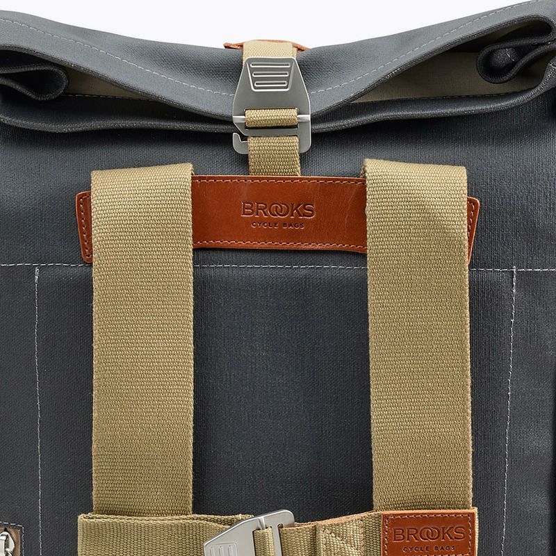 Plecak miejski Brooks England Pickwick Cotton Canvas 26 l grey/honey 10