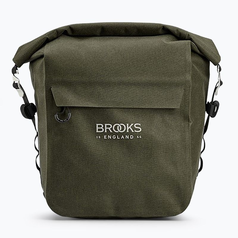 Sakwa rowerowa Brooks England Scape Pannier Small 10-13 l mud green 2