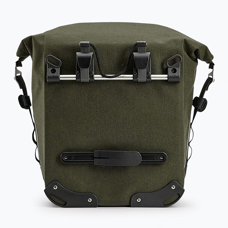 Sakwa rowerowa Brooks England Scape Pannier Small 10-13 l mud green 3