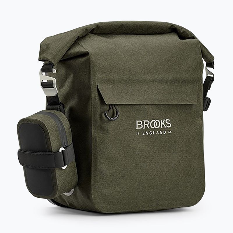 Sakwa rowerowa Brooks England Scape Pannier Small 10-13 l mud green 5
