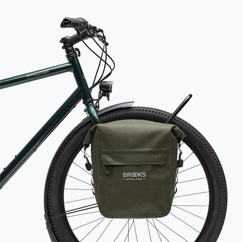 Sakwa rowerowa Brooks England Scape Pannier Small 10-13 l mud green 6