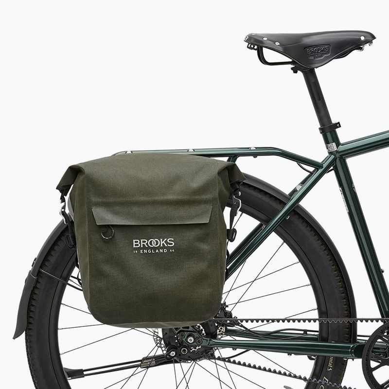 Sakwa rowerowa Brooks England Scape Pannier Small 10-13 l mud green 7