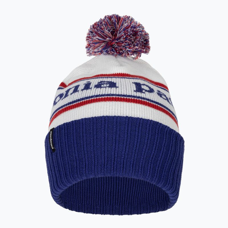 Czapka zimowa Patagonia Powder Town park stripe/viking blue 2