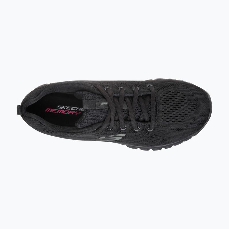 Buty damskie SKECHERS Graceful Get Connected black 10