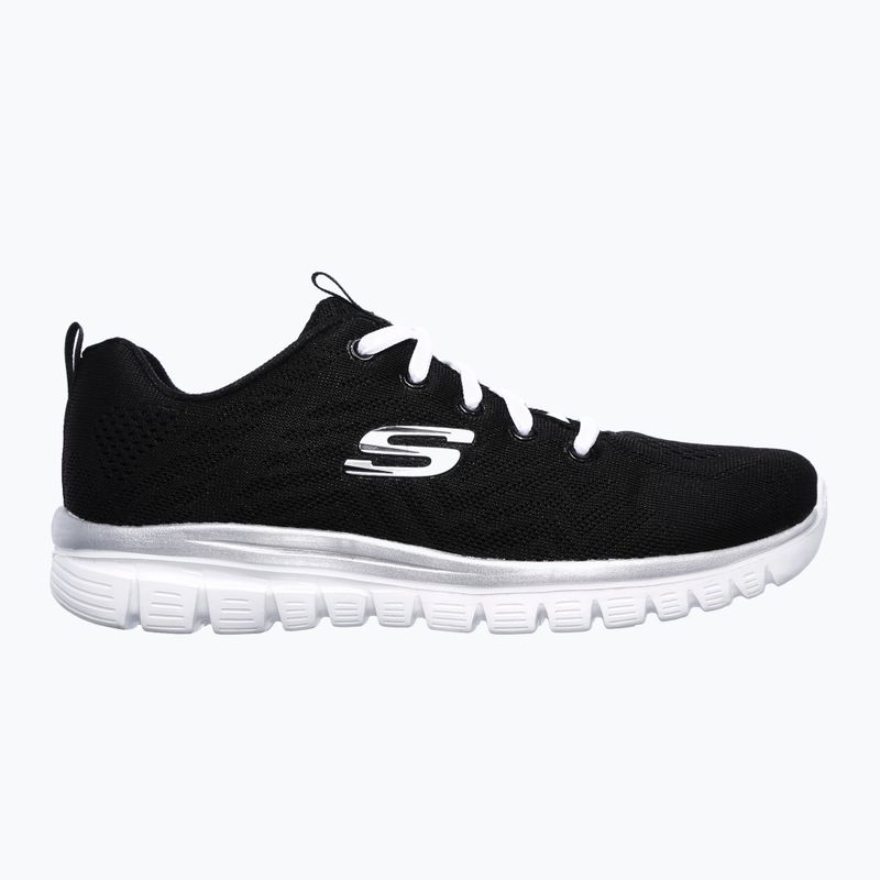 Buty damskie SKECHERS Graceful Get Connected black/white 8