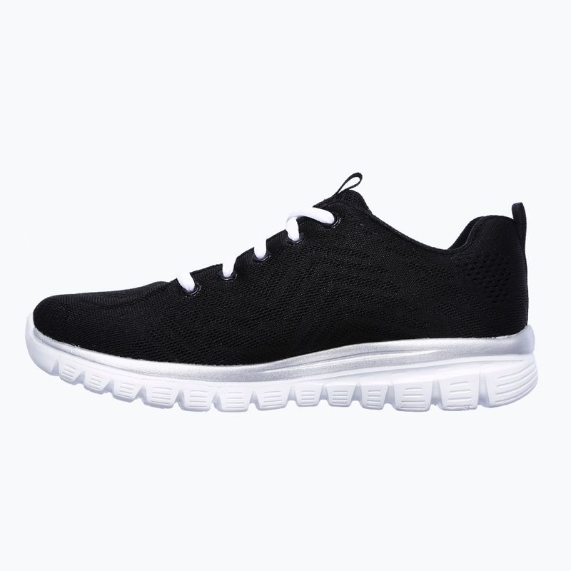 Buty damskie SKECHERS Graceful Get Connected black/white 9