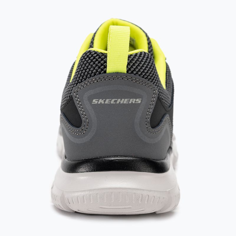 Buty męskie SKECHERS Track Bucolo charcoal/white/lime 6