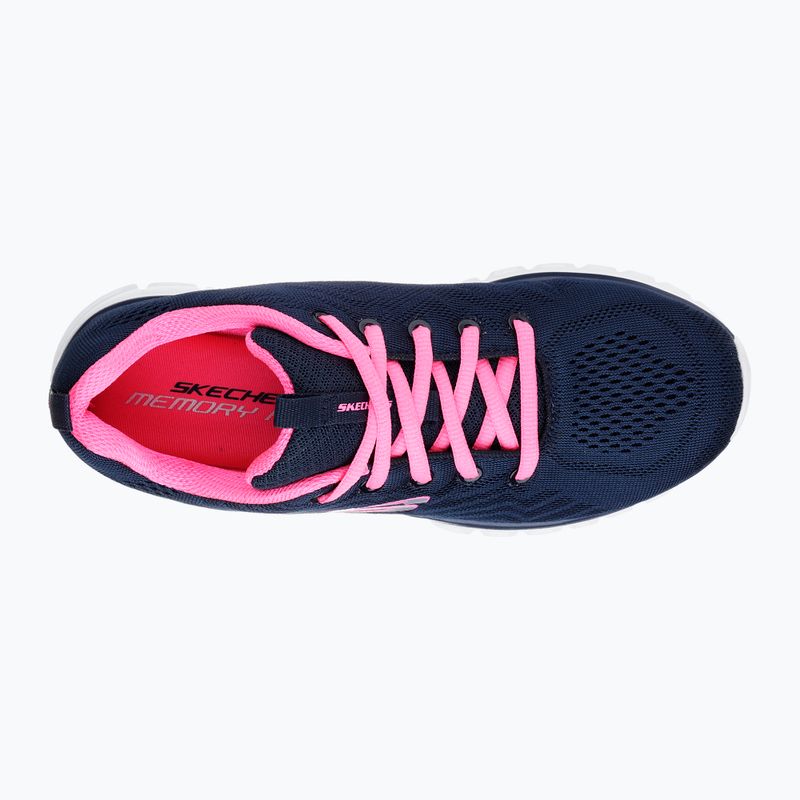 Buty damskie SKECHERS Graceful Get Connected navy/hot pink 10