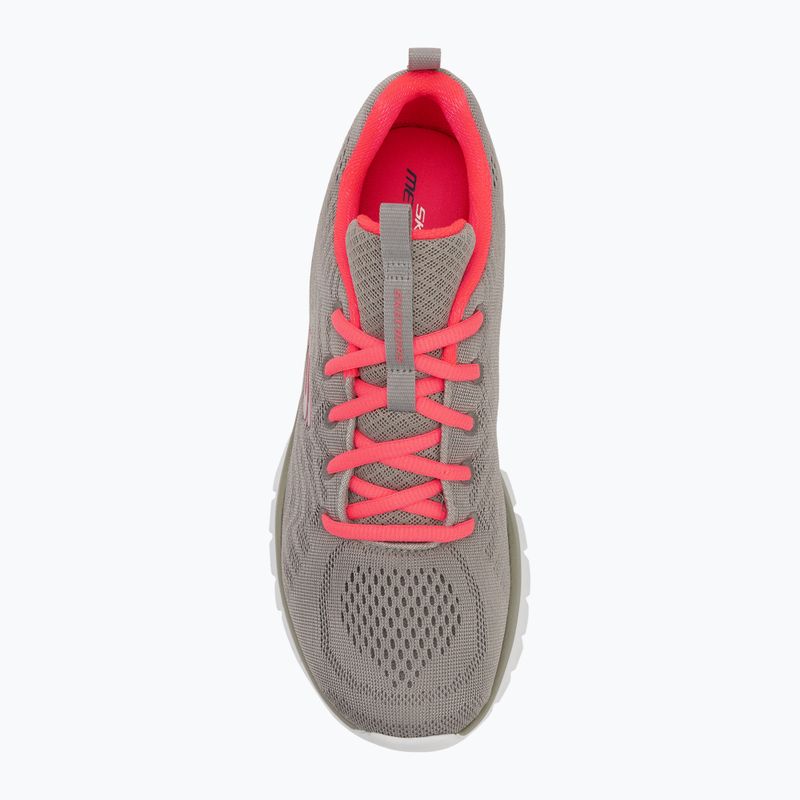 Buty damskie SKECHERS Graceful Get Connected gray/coral 5