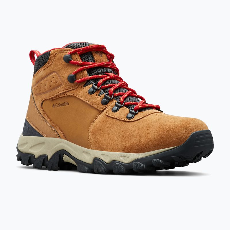 Buty trekkingowe męskie Columbia Newton Ridge Plus II Suede WP elk/ mountain red 286 10