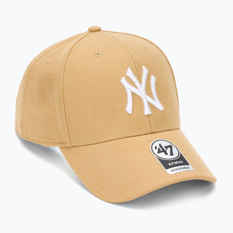Czapka z daszkiem 47 Brand MLB New York Yankees MVP light tan