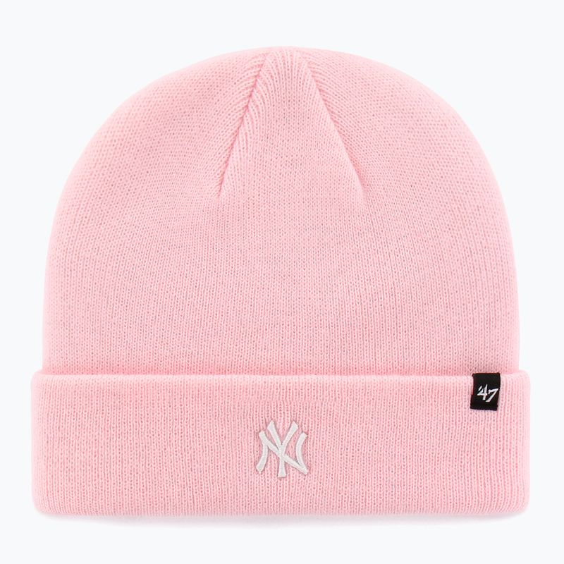 Czapka zimowa 47 Brand MLB New York Yankees Centerfield pink