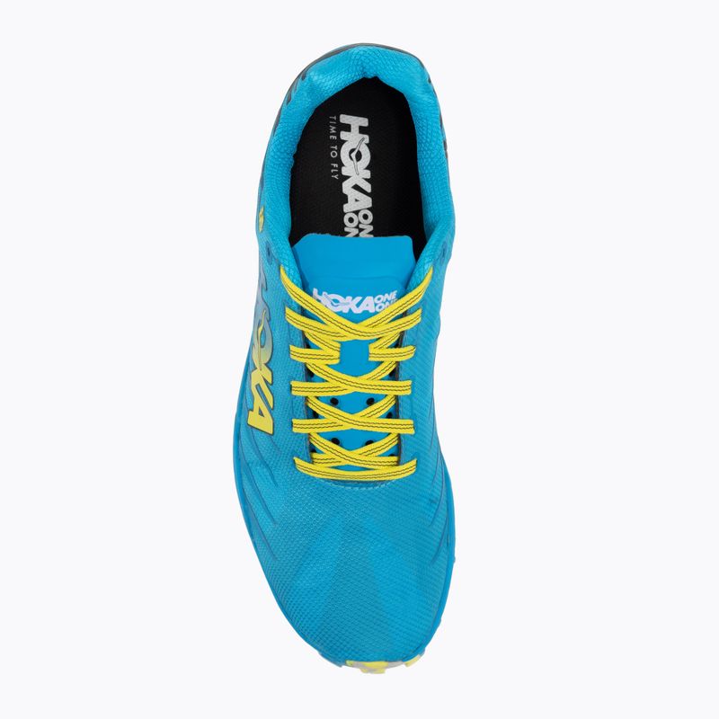 Buty do biegania męskie HOKA Evo Jawz cyan/citrus 6