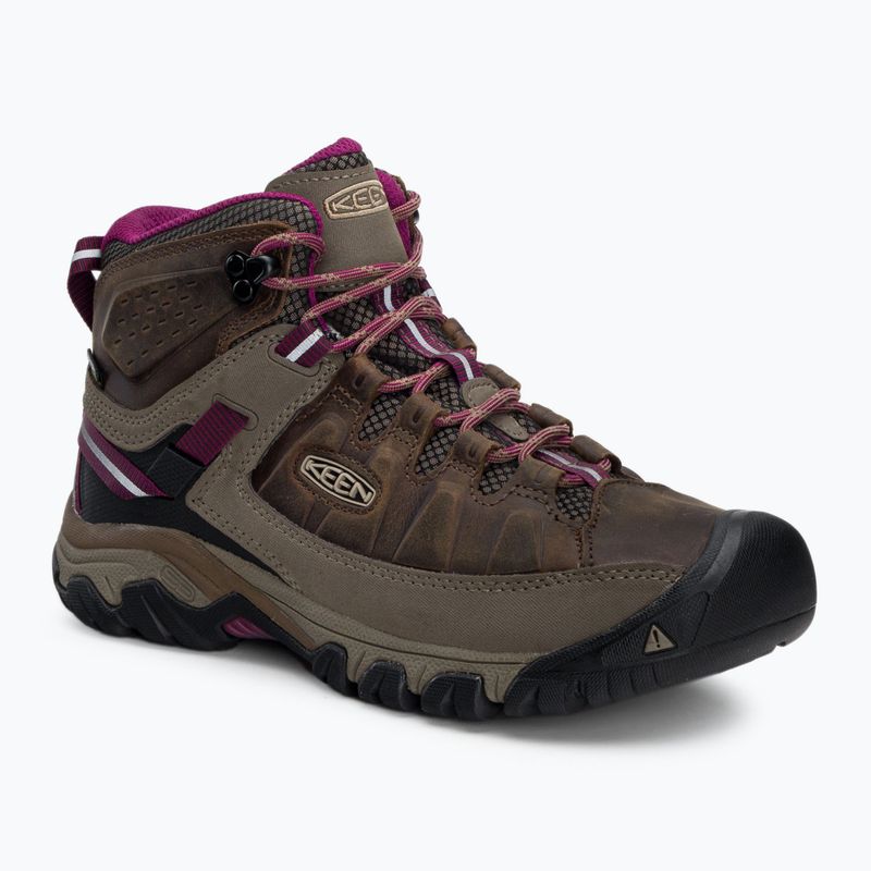 Buty trekkingowe damskie KEEN Targhee III Mid WP weiss/boysenberry