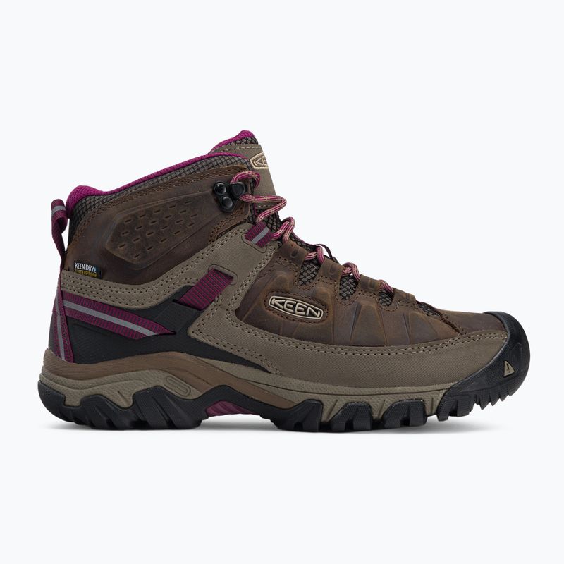 Buty trekkingowe damskie KEEN Targhee III Mid WP weiss/boysenberry 2