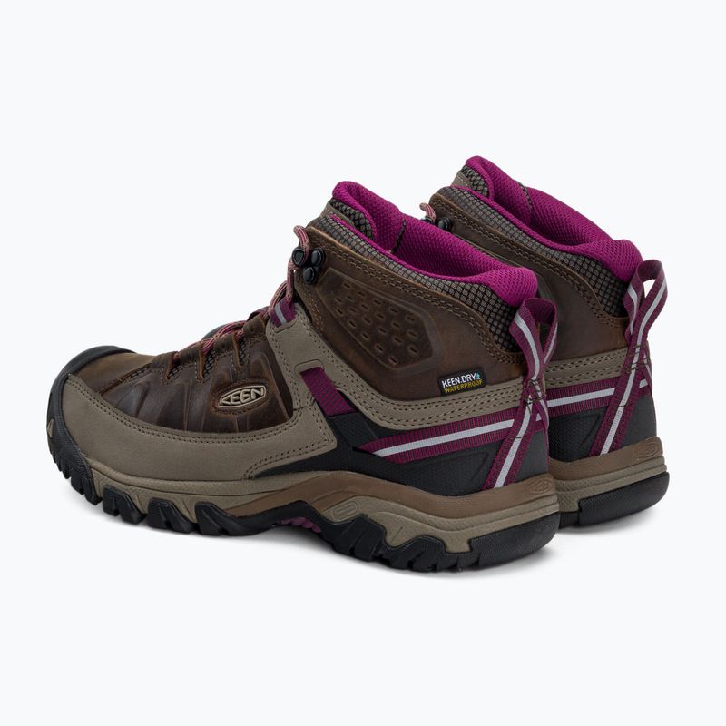 Buty trekkingowe damskie KEEN Targhee III Mid WP weiss/boysenberry 3