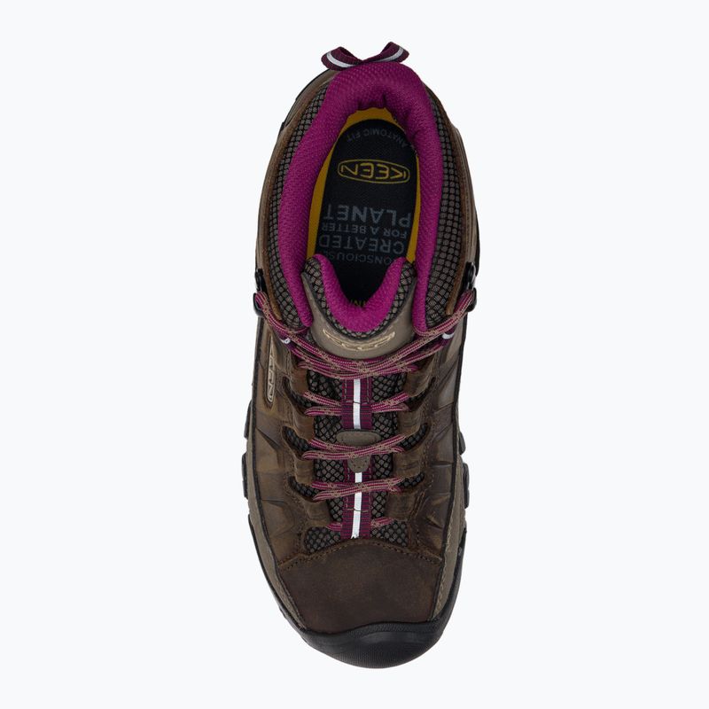 Buty trekkingowe damskie KEEN Targhee III Mid WP weiss/boysenberry 6