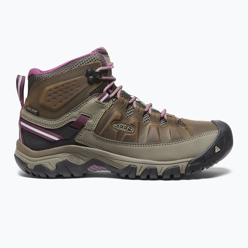 Buty trekkingowe damskie KEEN Targhee III Mid WP weiss/boysenberry 11