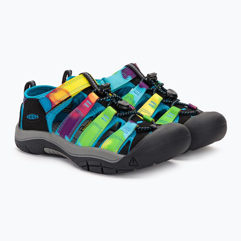 Sandały juniorskie KEEN Newport H2 rainbow tie dye 4