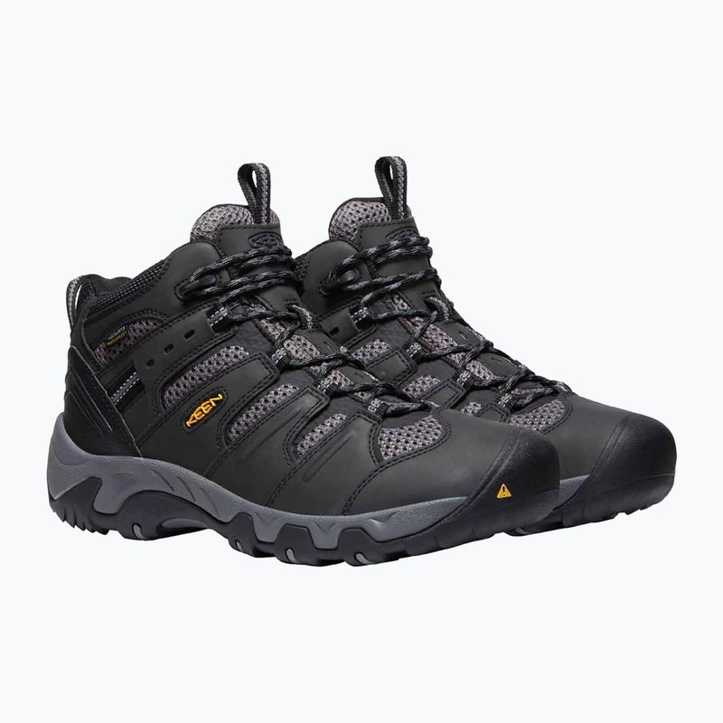 Buty trekkingowe męskie KEEN Koven Mid WP black/steel grey 11