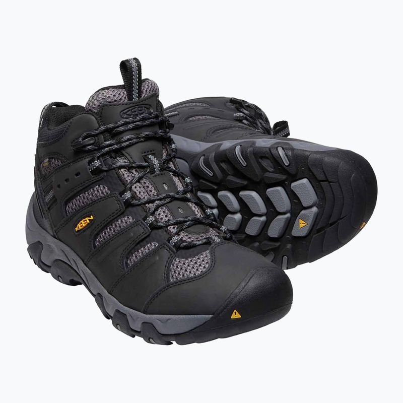 Buty trekkingowe męskie KEEN Koven Mid WP black/steel grey 15