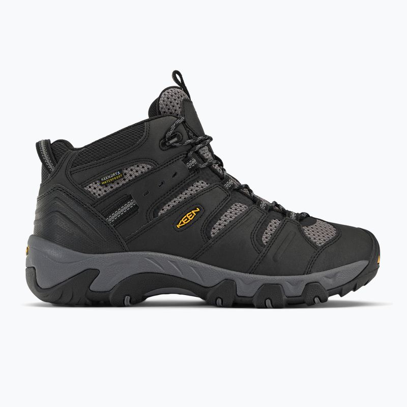 Buty trekkingowe męskie KEEN Koven Mid WP black/steel grey 2