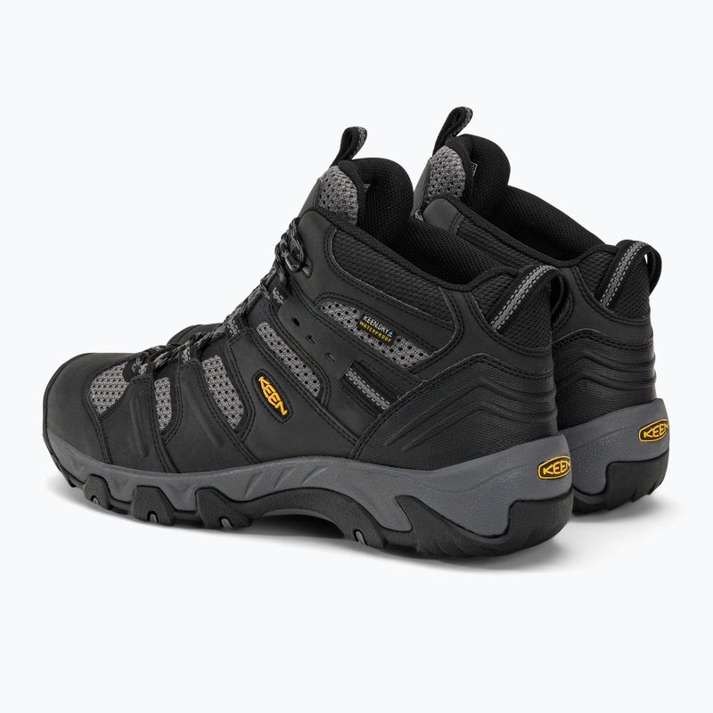 Buty trekkingowe męskie KEEN Koven Mid WP black/steel grey 3