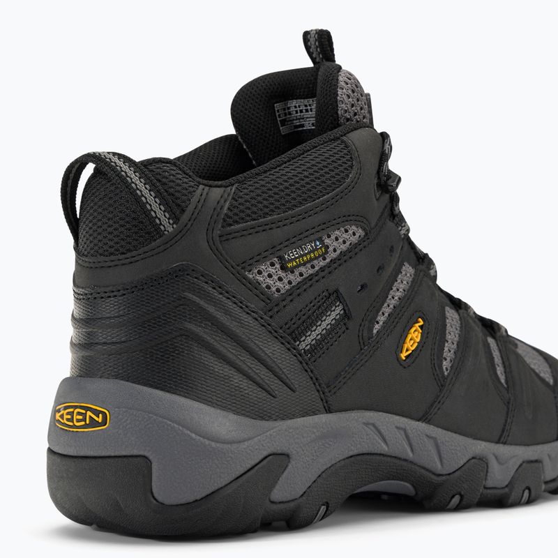 Buty trekkingowe męskie KEEN Koven Mid WP black/steel grey 9