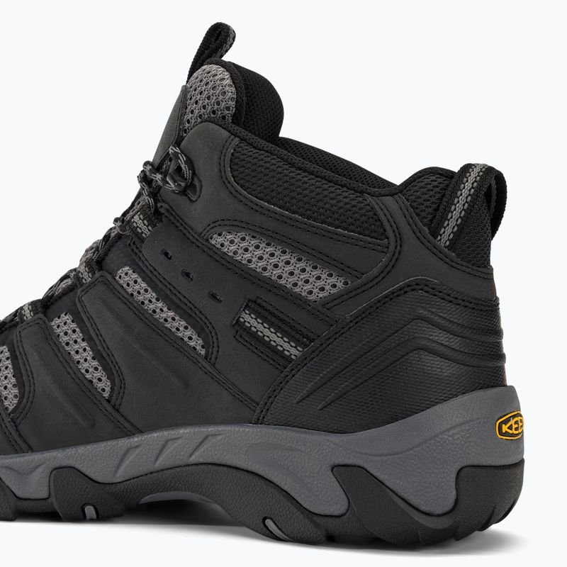 Buty trekkingowe męskie KEEN Koven Mid WP black/steel grey 10