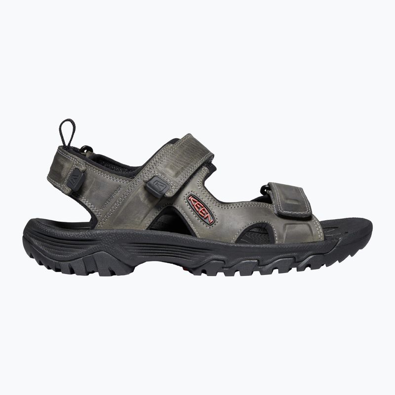 Sandały męskie KEEN Targhee III Open Toe grey/black 9