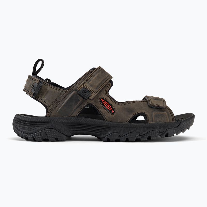 Sandały męskie KEEN Targhee III Open Toe grey/black 2
