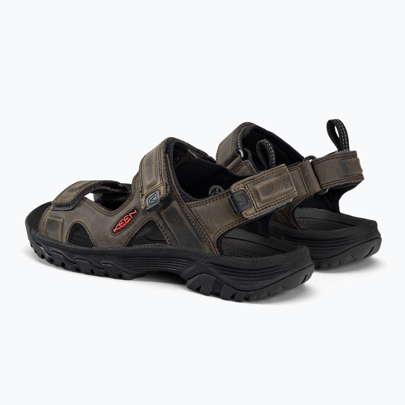 Sandały męskie KEEN Targhee III Open Toe grey/black 3