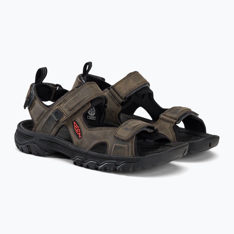 Sandały męskie KEEN Targhee III Open Toe grey/black 4