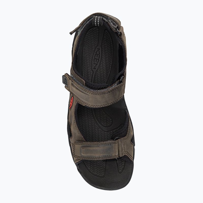 Sandały męskie KEEN Targhee III Open Toe grey/black 6