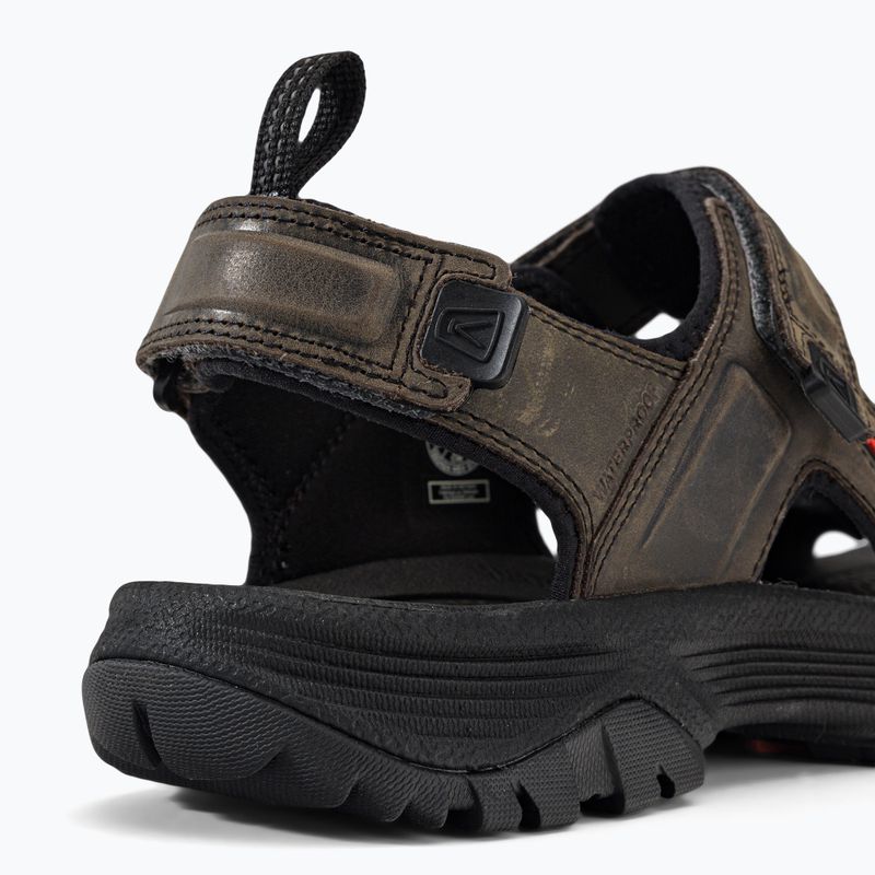 Sandały męskie KEEN Targhee III Open Toe grey/black 8