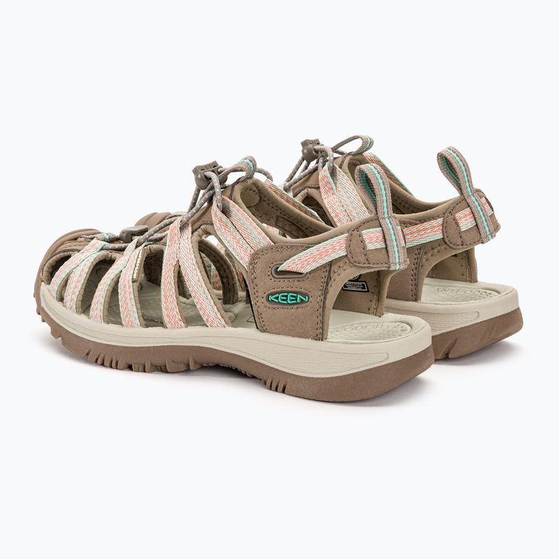 Sandały damskie KEEN Whisper traupe/ coral 3