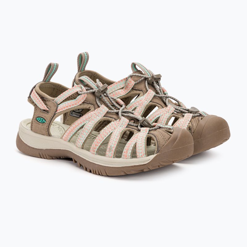 Sandały damskie KEEN Whisper traupe/ coral 4