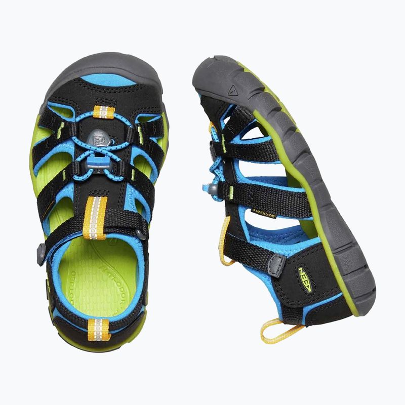 Sandały dziecięce KEEN Seacamp II CNX black/brilliant blue 13
