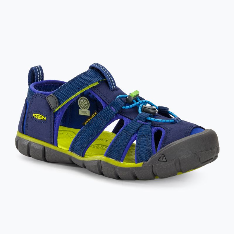 Sandały juniorskie KEEN Seacamp II CNX blue depths/chartreuse