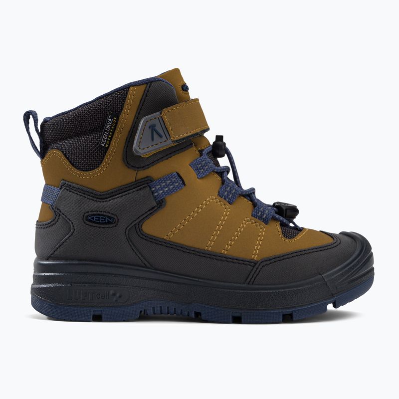 Buty dziecięce KEEN Redwood Mid WP harvest gold/vintage indigo 2