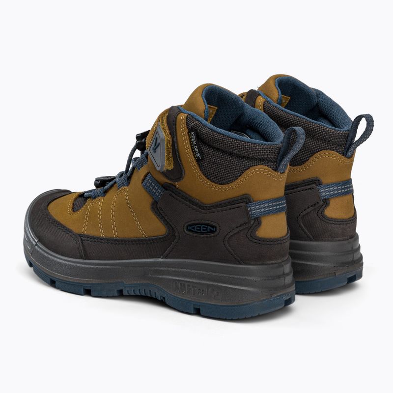 Buty juniorskie KEEN Redwood Mid WP harvest gold/vintage indigo 3
