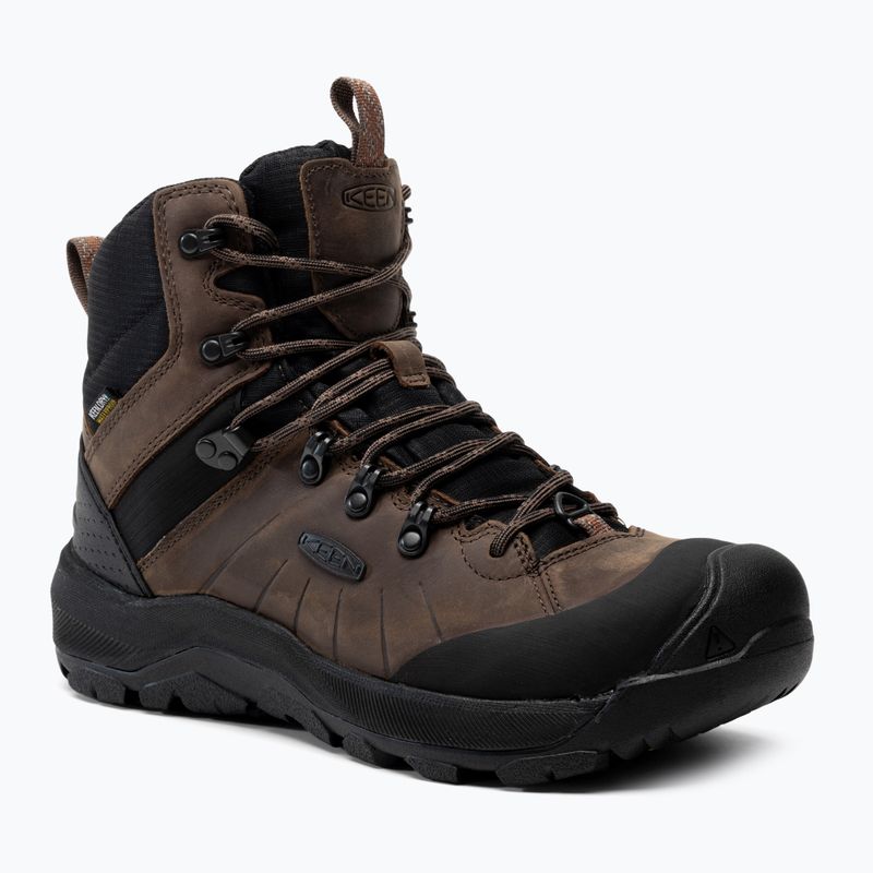 Buty trekkingowe męskie KEEN Revel IV Mid Polar dark earth/caramel cafe
